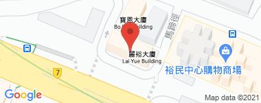 麗裕大廈 低層 B室 物業地址