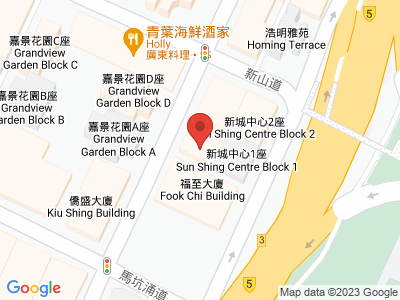 新城中心 3座 中層 物業地址