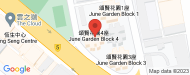 頌賢花園 4座 高層 D室 物業地址