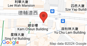 德辅道西122号 地图
