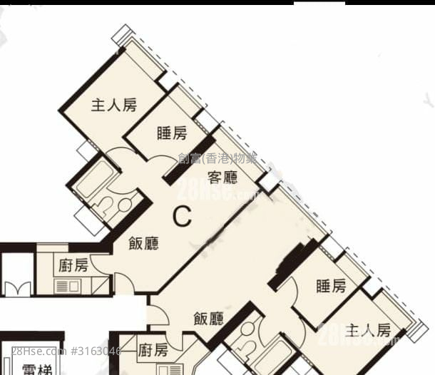 翠豐臺 售盤 2 房 , 1 浴室 433 平方呎 翠豐臺 售盤 2 房 , 1 浴室 433 平方呎