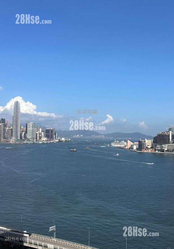 維港頌 租盤 2 房 , 1 浴室 565 平方呎