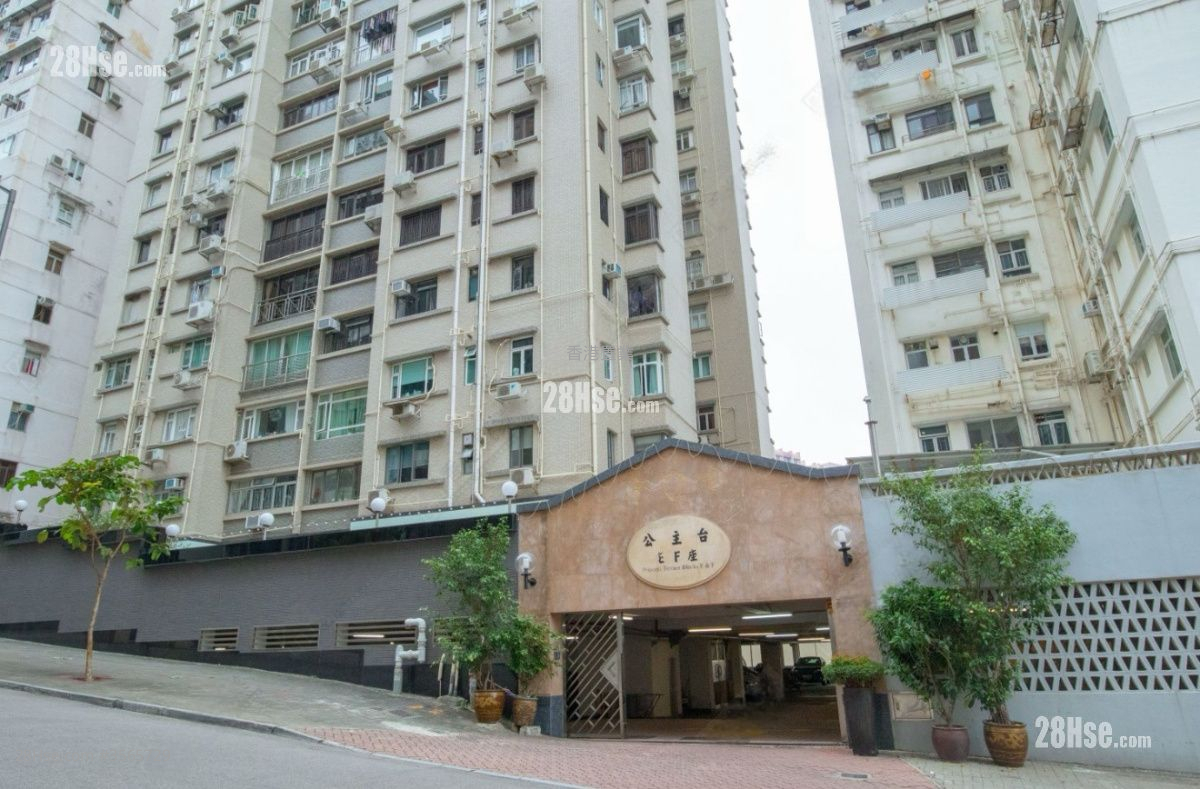 公主台 售盘 3 房 1,073 平方尺