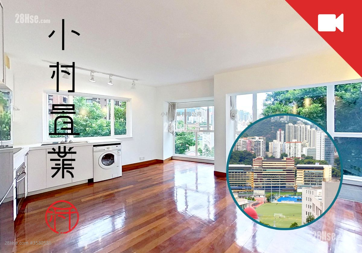 华景阁 租盘 2 房 , 2 浴室 680 平方尺
