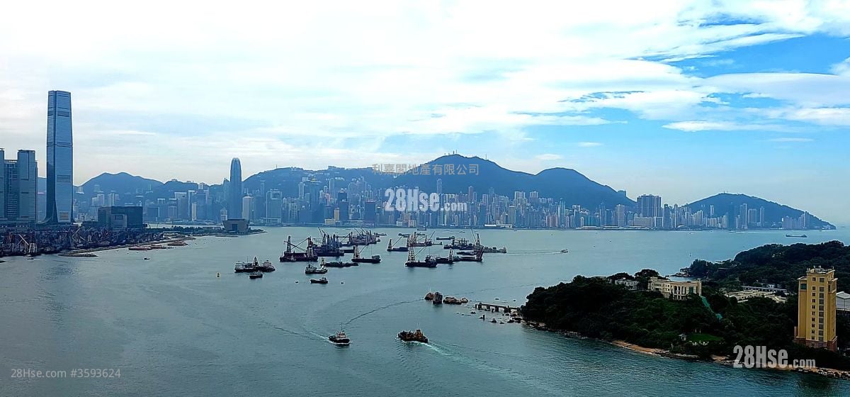 维港滙 租盘 2 房 , 1 浴室 490 平方尺