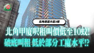 北角甲厦港运大厦3楼 10蚊尺叫租 破底叫租 甚至低过工厦水平！？