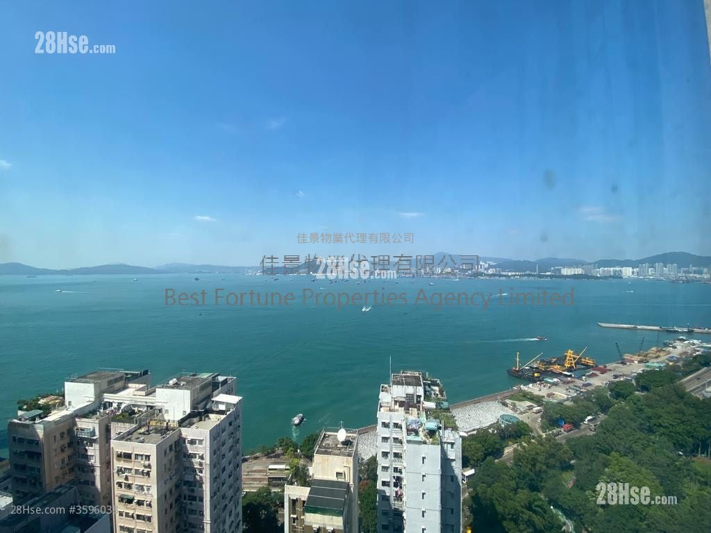 海怡花園 租盤 2 房 , 1 浴室 401 平方呎