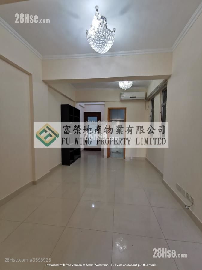 建煌华厦 租盘 2 房 , 1 浴室 457 平方尺
