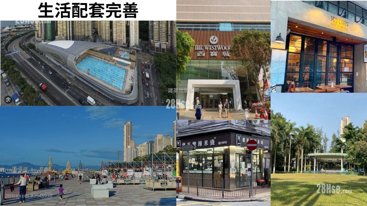 海傍大厦 租盘 2 房 , 1 浴室 340 平方尺