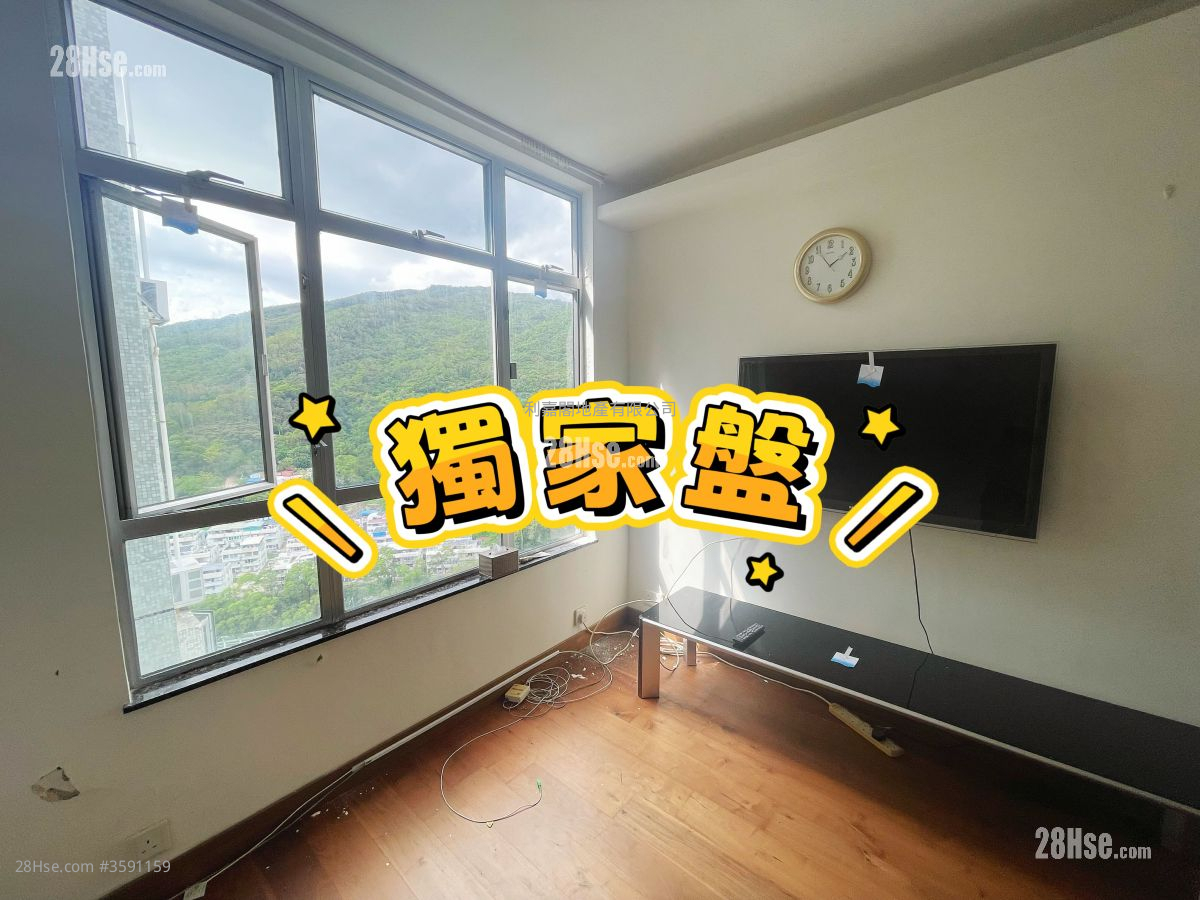 麗城花園 租盤 3 房 , 1 浴室 572 平方呎