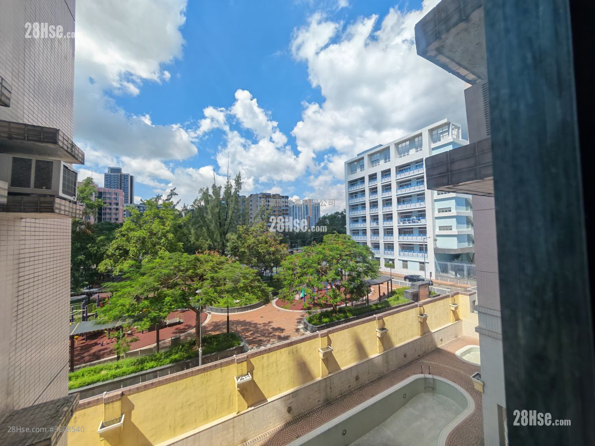 朗峰園 租盤 2 房 , 1 浴室 406 平方呎