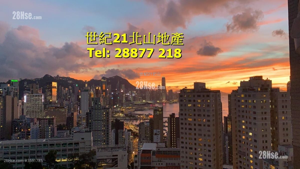 海景台 租盤 2 房 , 2 浴室 730 平方呎