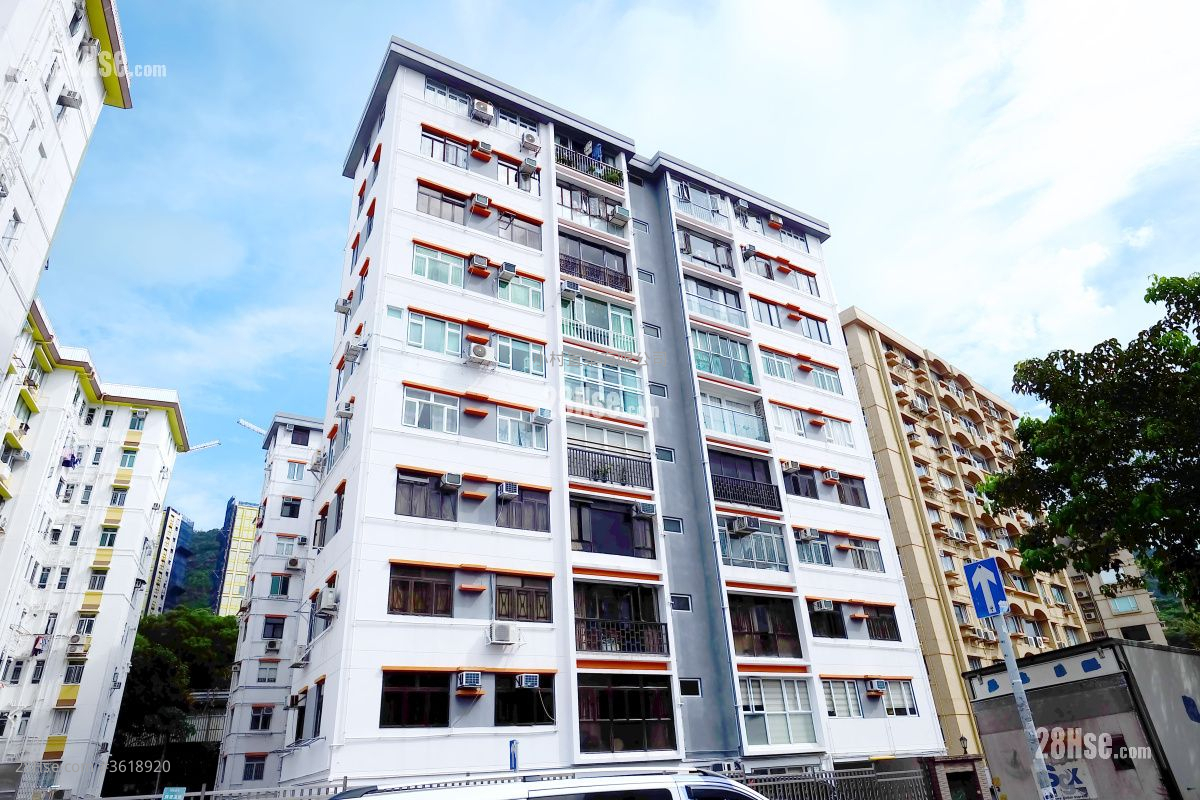 大廈外觀: 雅麗園 租盤 3 房 , 2 浴室 611 平方呎 大廈外觀: 雅麗園 租盤 3 房 , 2 浴室 611 平方呎