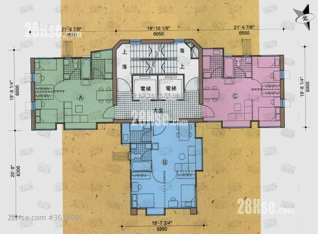Fortune Mansion Rental 2 Bedrooms , 1 Bathroom 352 ft² Fortune Mansion Rental 2 Bedrooms , 1 Bathroom 352 ft²