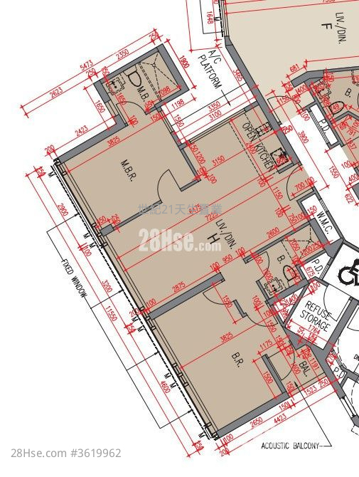 The Carmel Sell 3 Bedrooms , 2 Bathrooms 804 ft² The Carmel Sell 3 Bedrooms , 2 Bathrooms 804 ft²