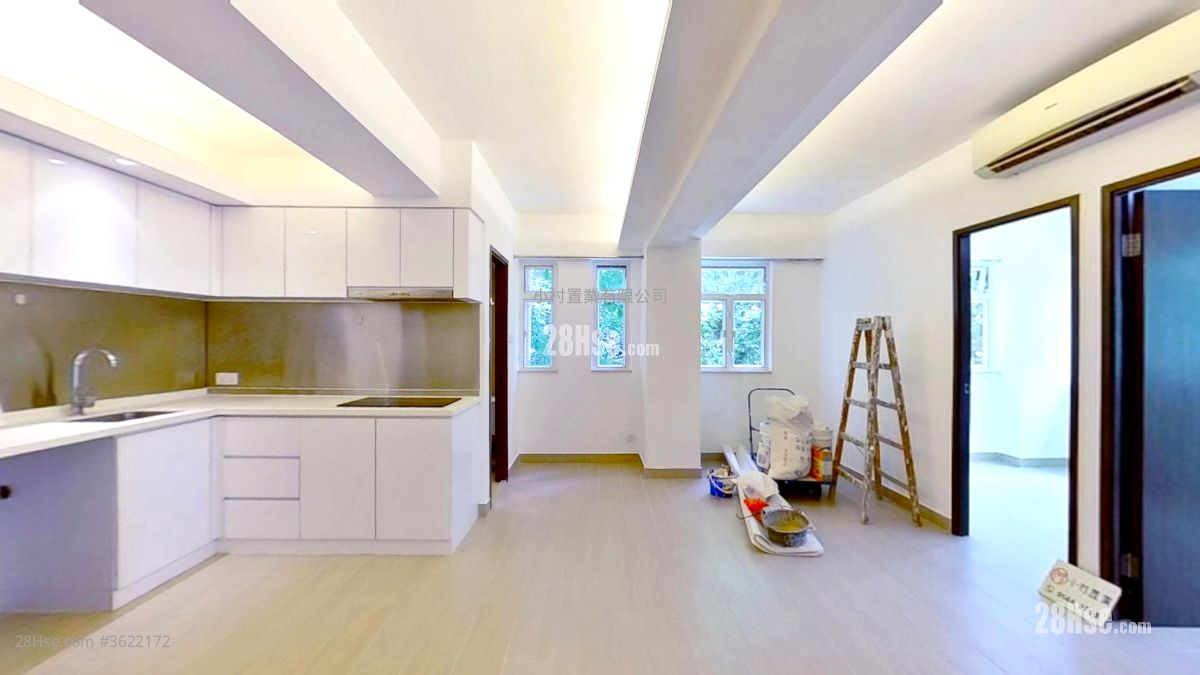 廳: 百寧大廈 租盤 2 房 , 1 浴室 499 平方呎 廳: 百寧大廈 租盤 2 房 , 1 浴室 499 平方呎