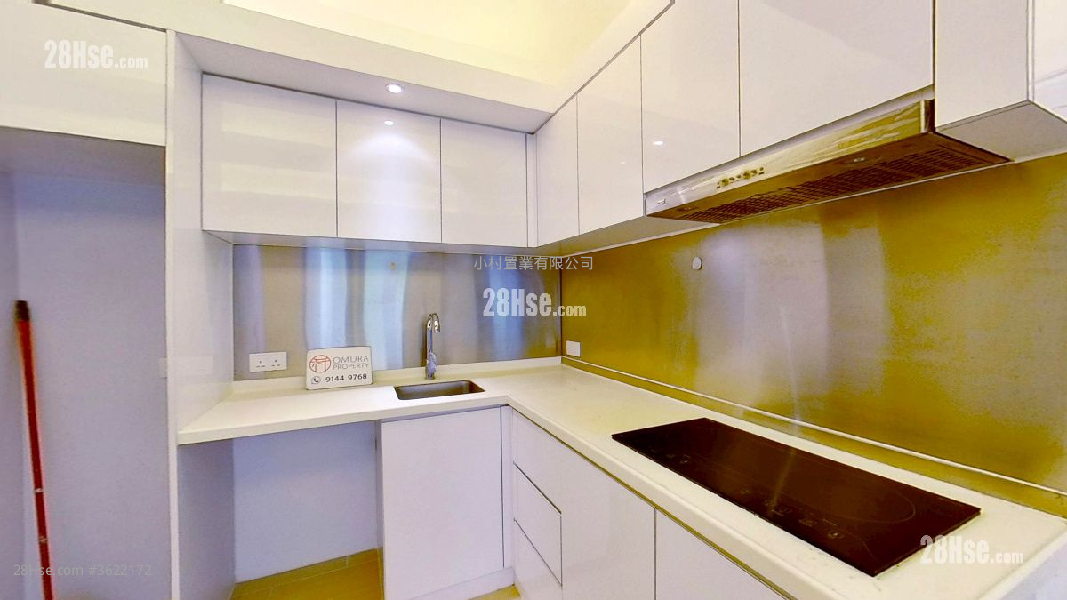 廚房: 百寧大廈 租盤 2 房 , 1 浴室 499 平方呎 廚房: 百寧大廈 租盤 2 房 , 1 浴室 499 平方呎