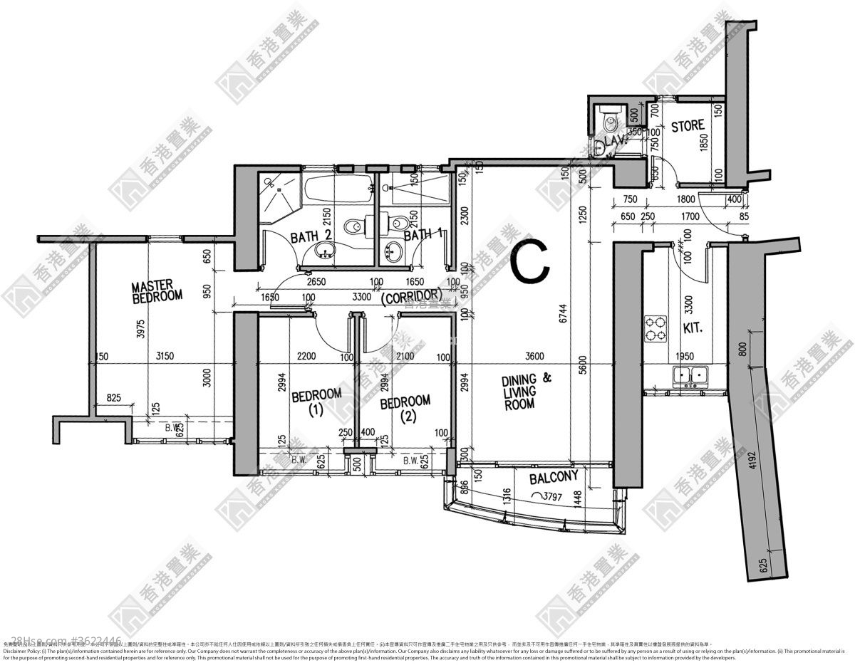 君臨天下 售盤 3 房 , 2 浴室 1,062 平方呎 君臨天下 售盤 3 房 , 2 浴室 1,062 平方呎