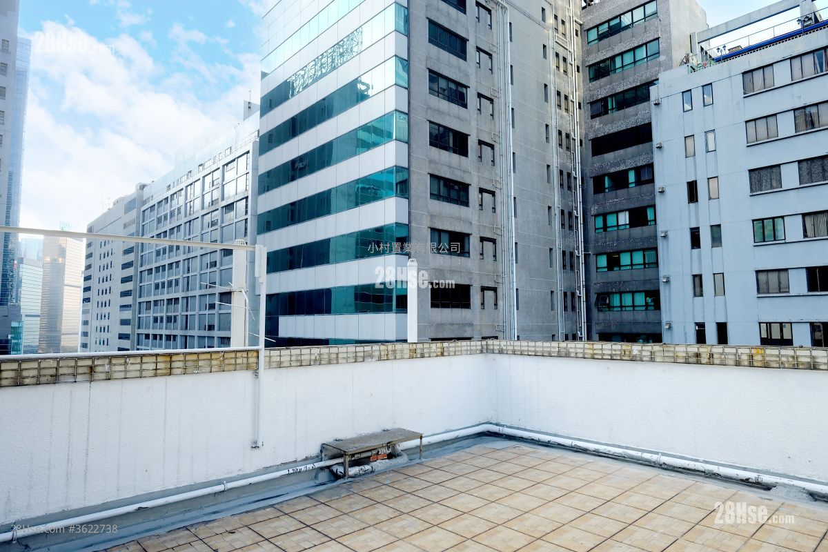 天台: 恒信大廈 租盤 1 房 , 1 浴室 328 平方呎 天台: 恒信大廈 租盤 1 房 , 1 浴室 328 平方呎