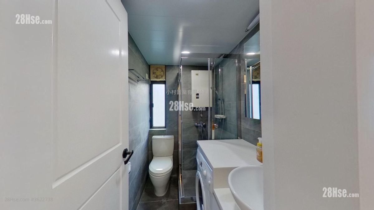 浴室: 恒信大廈 租盤 1 房 , 1 浴室 328 平方呎 浴室: 恒信大廈 租盤 1 房 , 1 浴室 328 平方呎