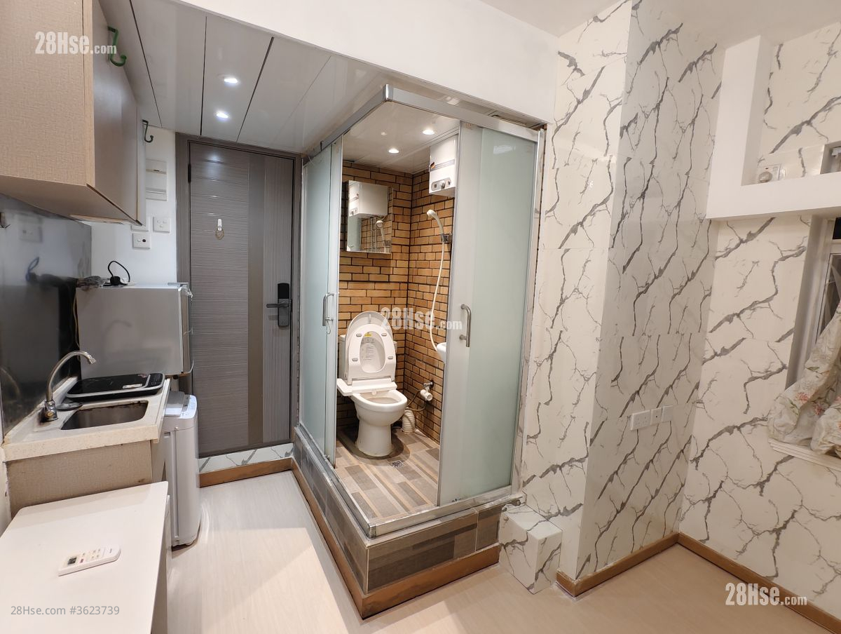 再發大廈 租盤 1 房 , 1 浴室 100 平方呎