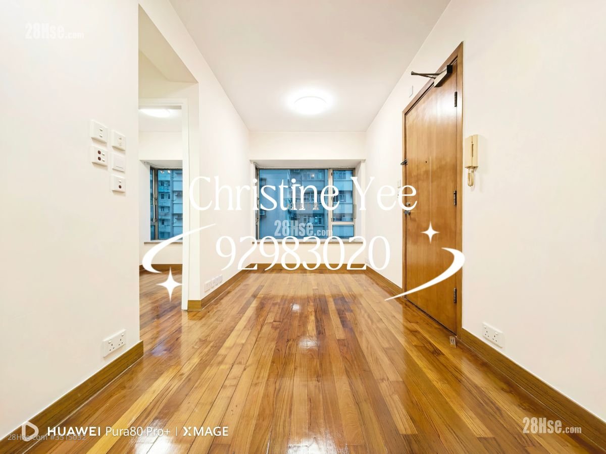 逸怡居 租盤 2 房 , 1 浴室 369 平方呎