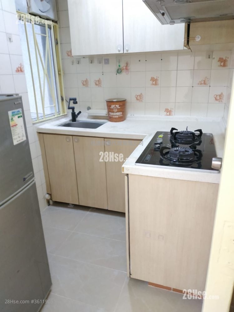 寶榮大廈 租盤 2 房 , 1 浴室 362 平方呎