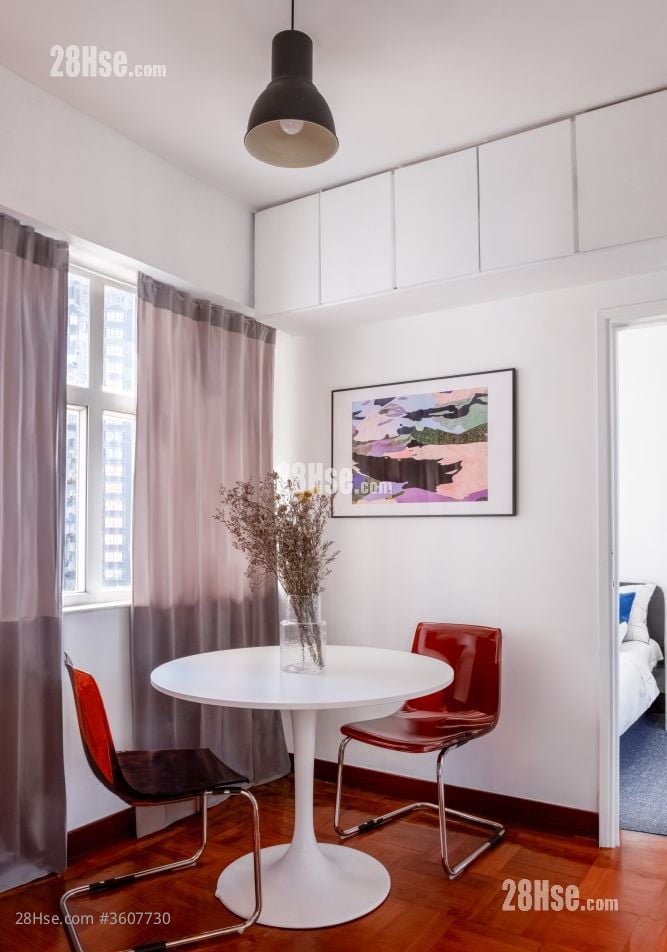 富裕大廈 租盤 開放式間隔 , 1 浴室 350 平方呎