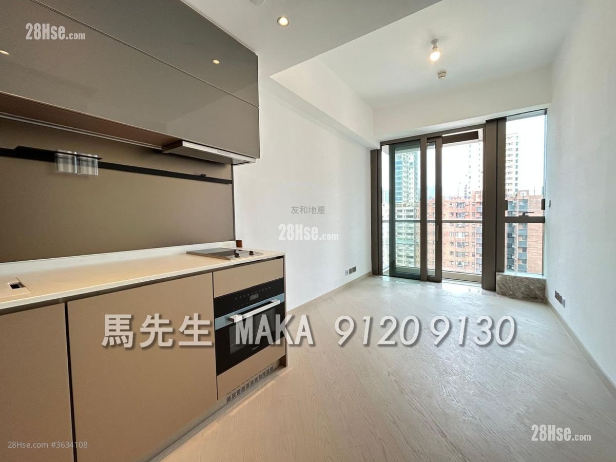 名鑽 租盤 2 房 , 1 浴室 423 平方呎