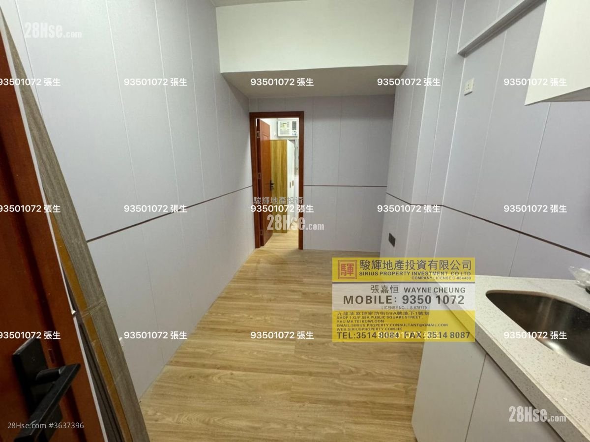 百樂大廈 租盤 1 房 , 1 浴室 200 平方呎