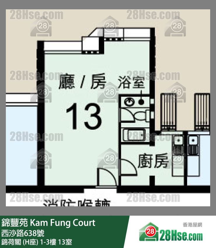 Kam Fung Court Unit FloorPlan (Provided by 28Hse) Kam Fung Court Unit FloorPlan (Provided by 28Hse)