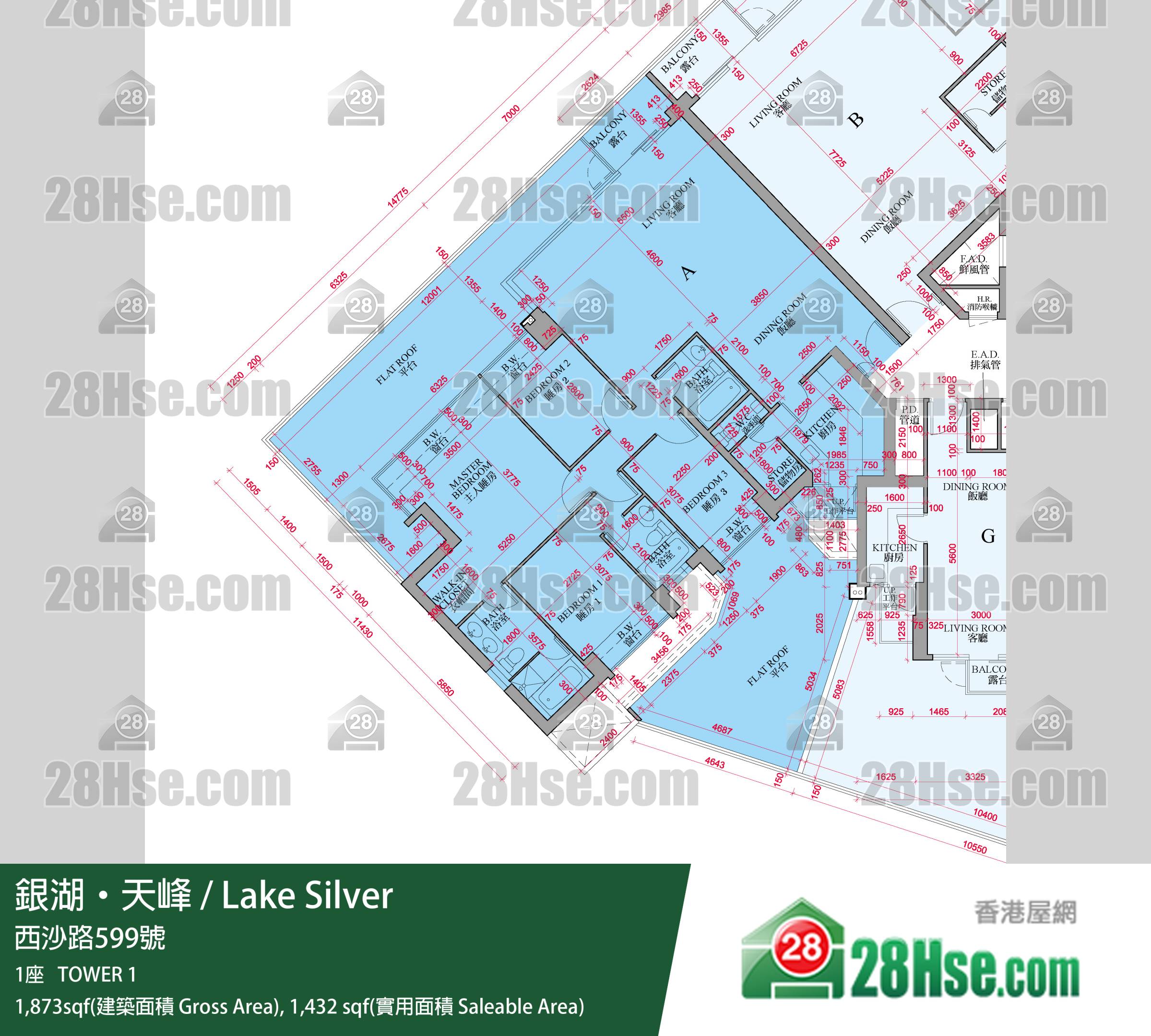 銀湖天峰 1座 5樓 A室 平面圖 銀湖天峰 1座 5樓 A室 平面圖