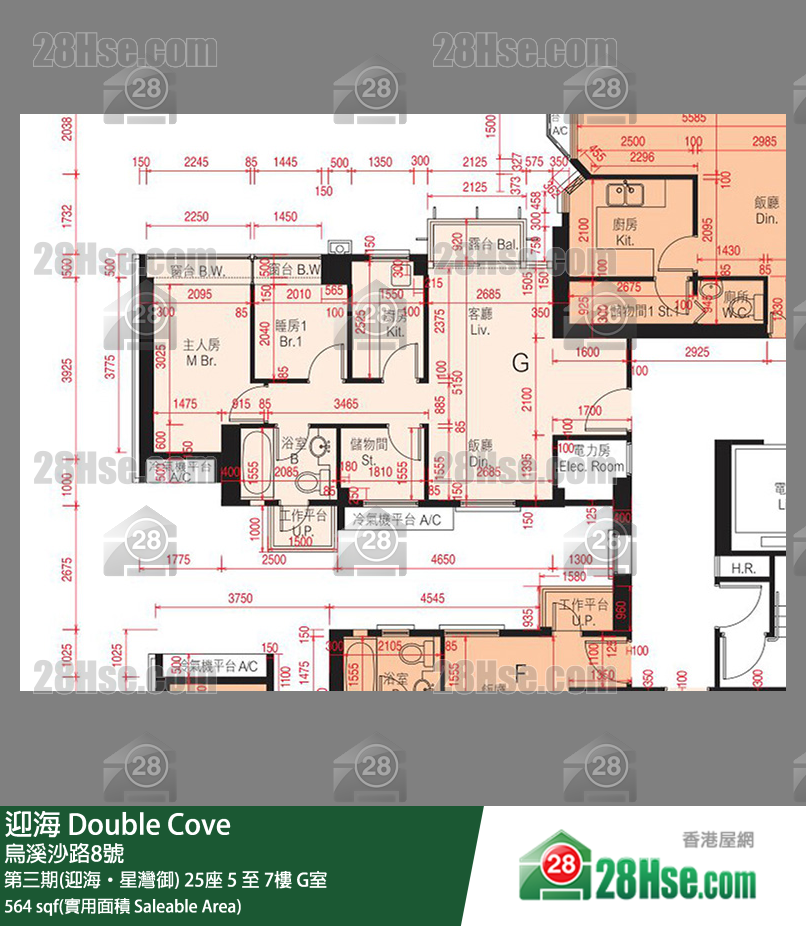 Double Cove Unit FloorPlan (Provided by 28Hse) Double Cove Unit FloorPlan (Provided by 28Hse)