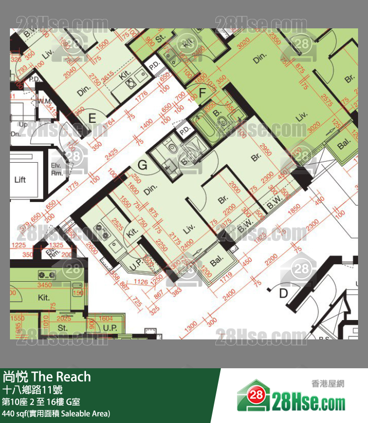 The Reach Unit FloorPlan (Provided by 28Hse) The Reach Unit FloorPlan (Provided by 28Hse)