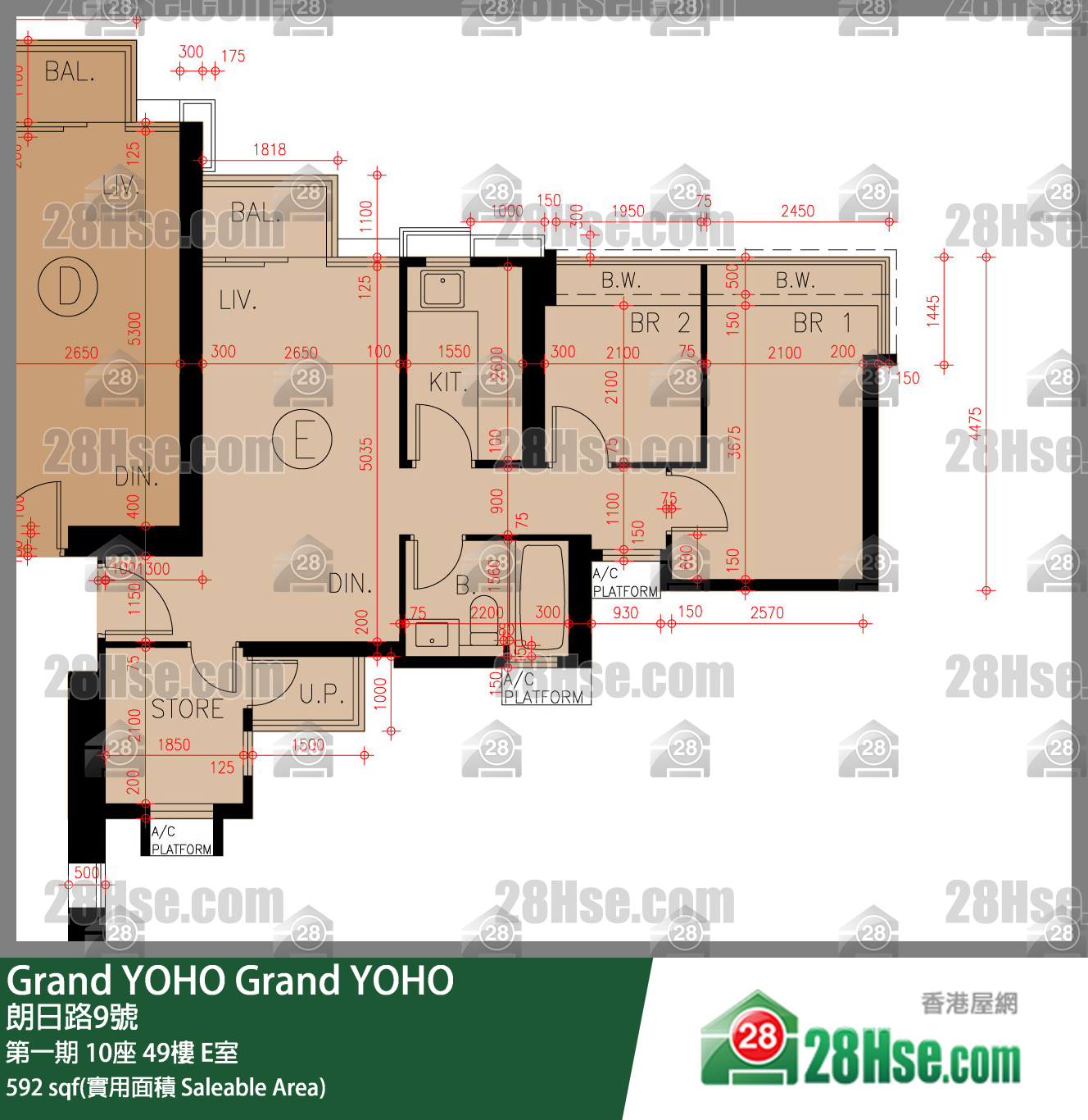 Grand Yoho Unit FloorPlan (Provided by 28Hse) Grand Yoho Unit FloorPlan (Provided by 28Hse)