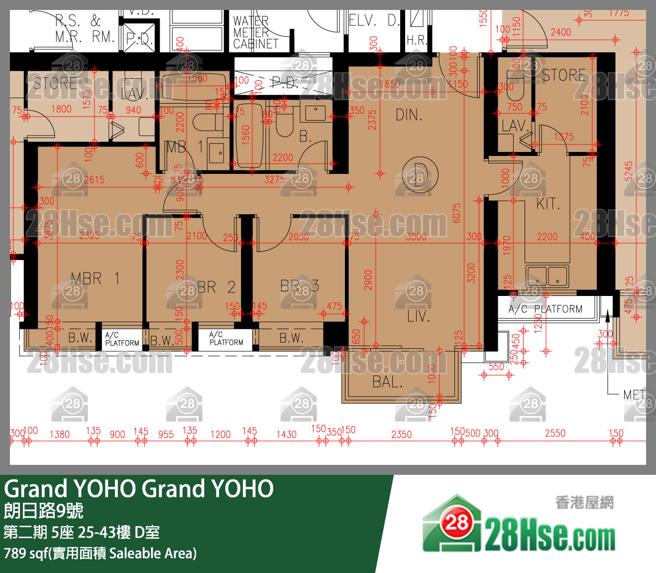 Grand Yoho Unit FloorPlan (Provided by 28Hse) Grand Yoho Unit FloorPlan (Provided by 28Hse)