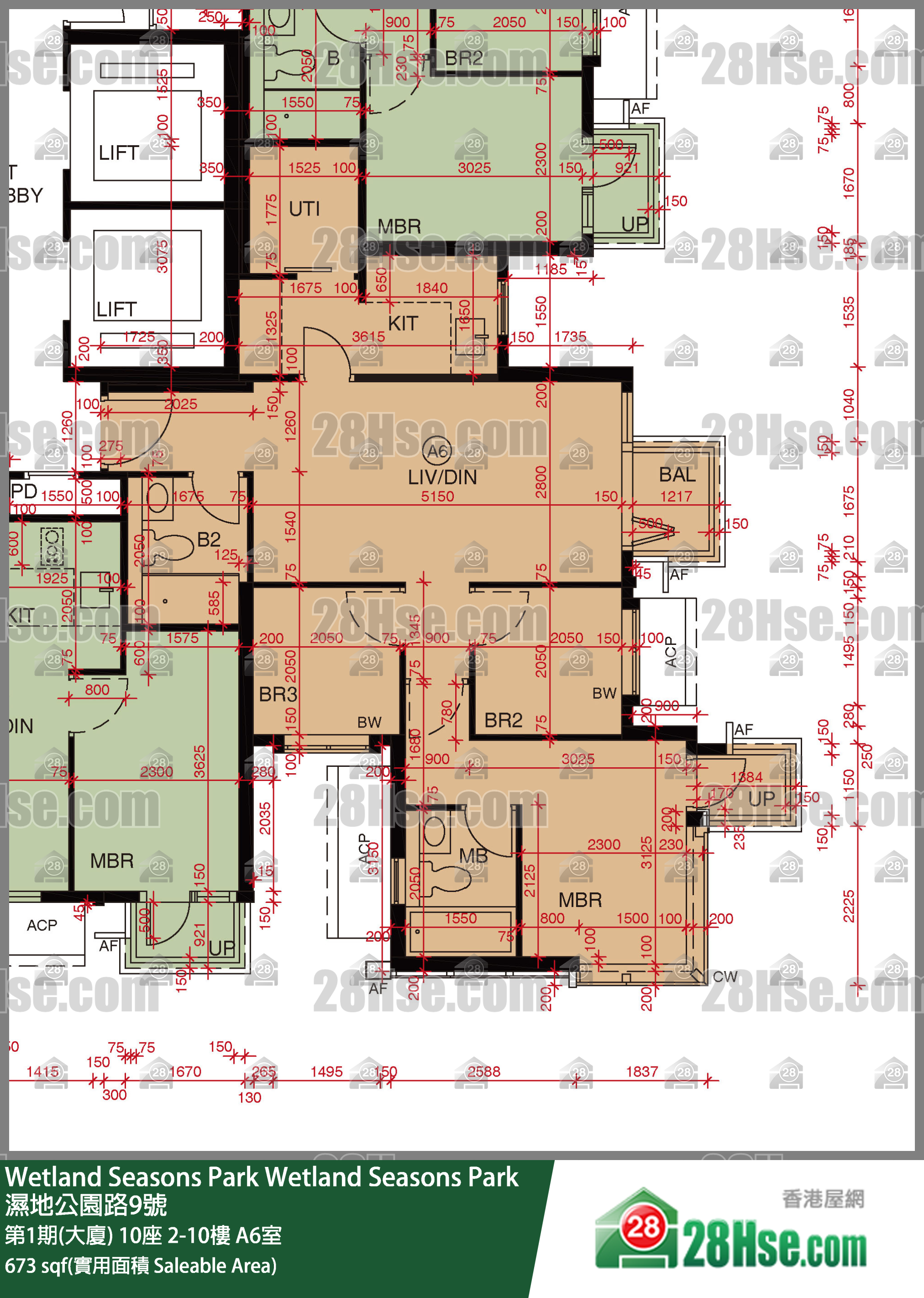 Wetland Seasons Park Unit FloorPlan (Provided by 28Hse) Wetland Seasons Park Unit FloorPlan (Provided by 28Hse)