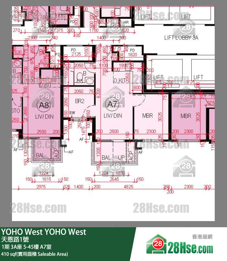Yoho West Unit FloorPlan (Provided by 28Hse) Yoho West Unit FloorPlan (Provided by 28Hse)