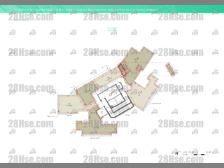 THE CARMEL 2座 10楼 平面图