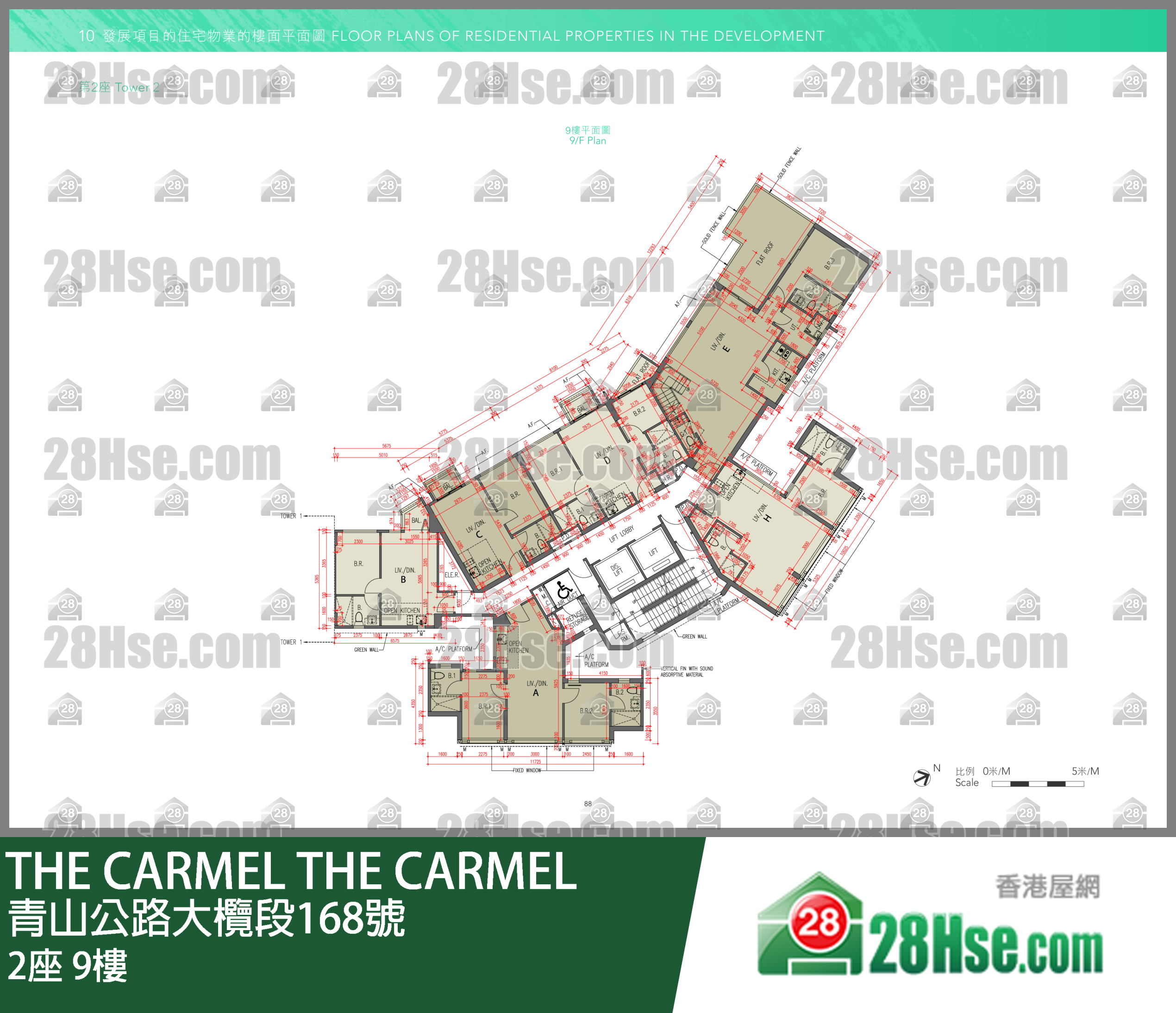 The Carmel Floor FloorPlan (Provided by 28Hse) The Carmel Floor FloorPlan (Provided by 28Hse)