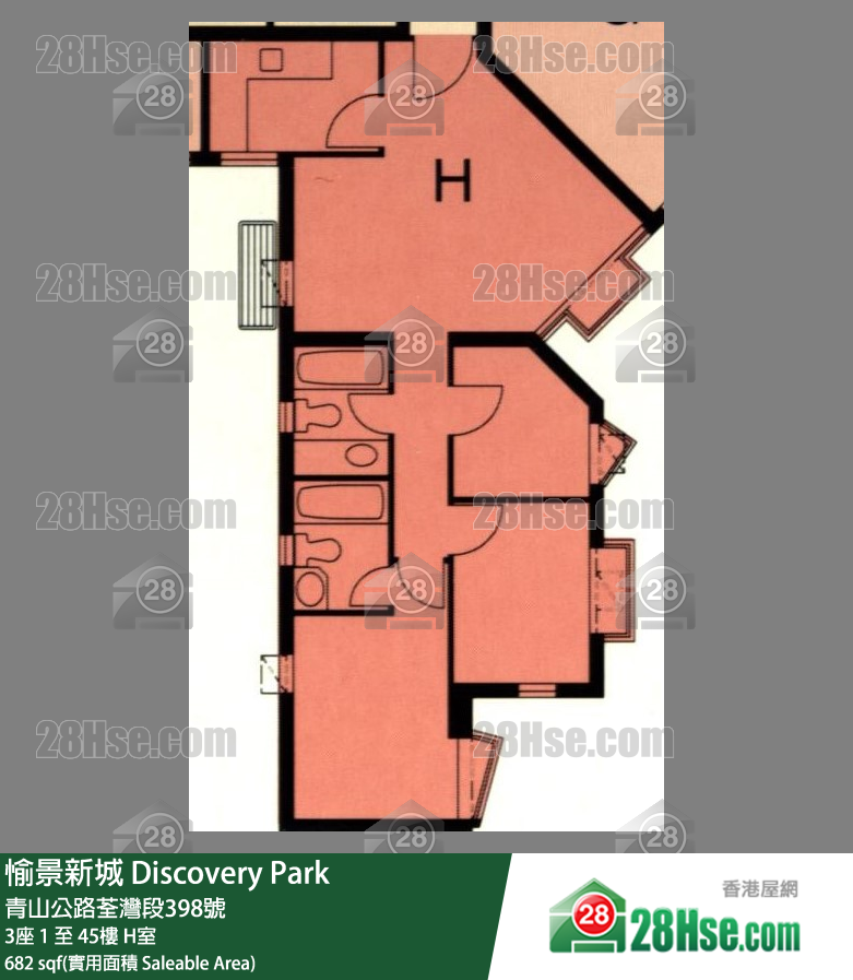 Discovery Park Unit FloorPlan (Provided by 28Hse) Discovery Park Unit FloorPlan (Provided by 28Hse)