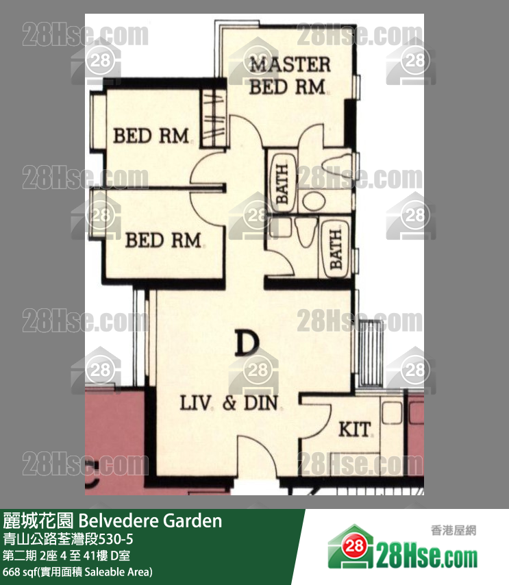 Belvedere Garden Unit FloorPlan (Provided by 28Hse) Belvedere Garden Unit FloorPlan (Provided by 28Hse)