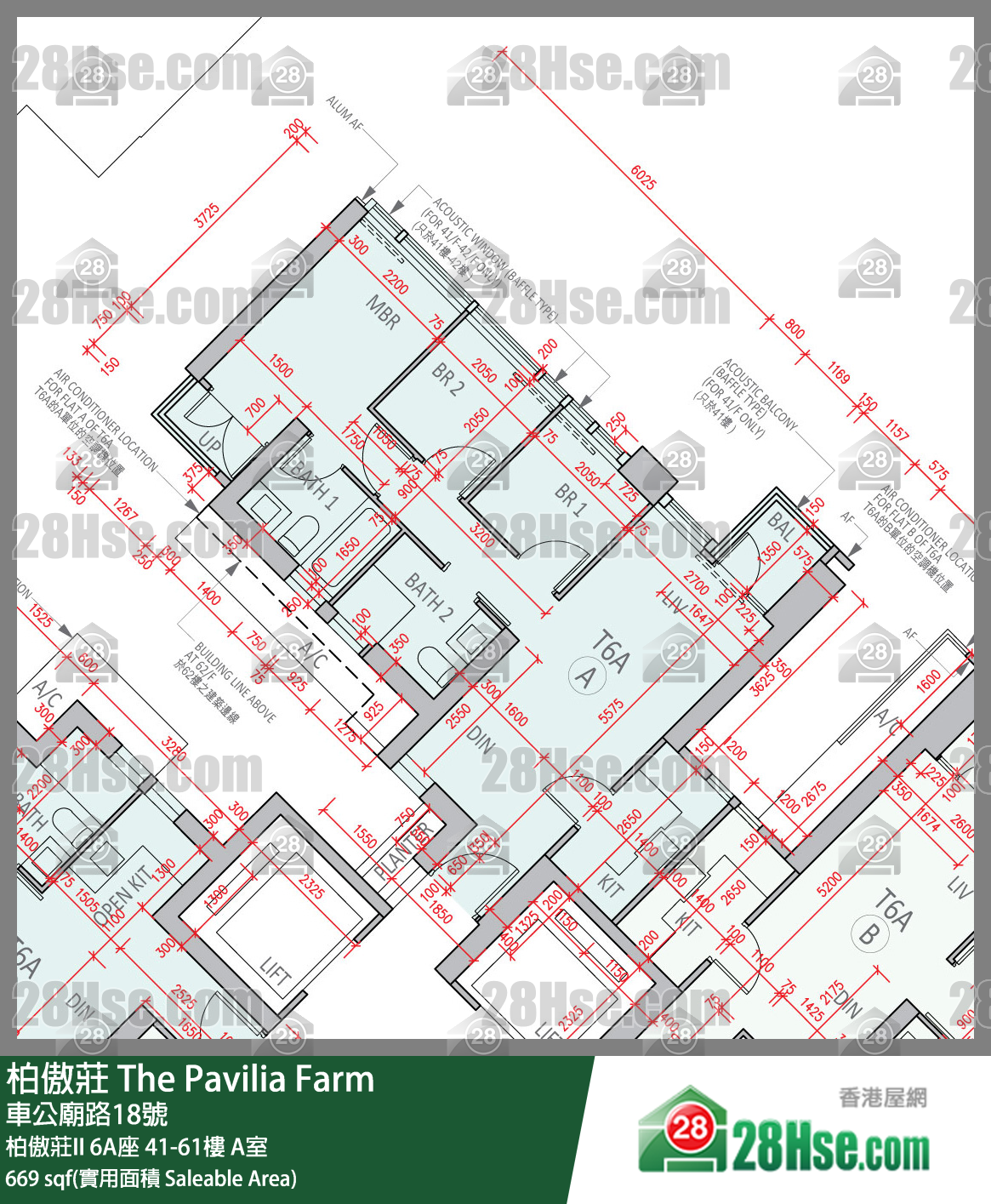 The Pavilia Farm Unit FloorPlan (Provided by 28Hse) The Pavilia Farm Unit FloorPlan (Provided by 28Hse)