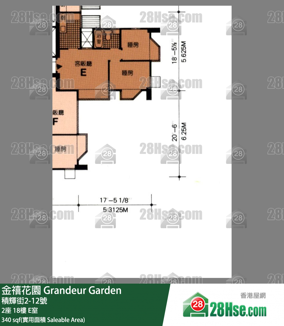 Grandeur Garden Unit FloorPlan (Provided by 28Hse) Grandeur Garden Unit FloorPlan (Provided by 28Hse)