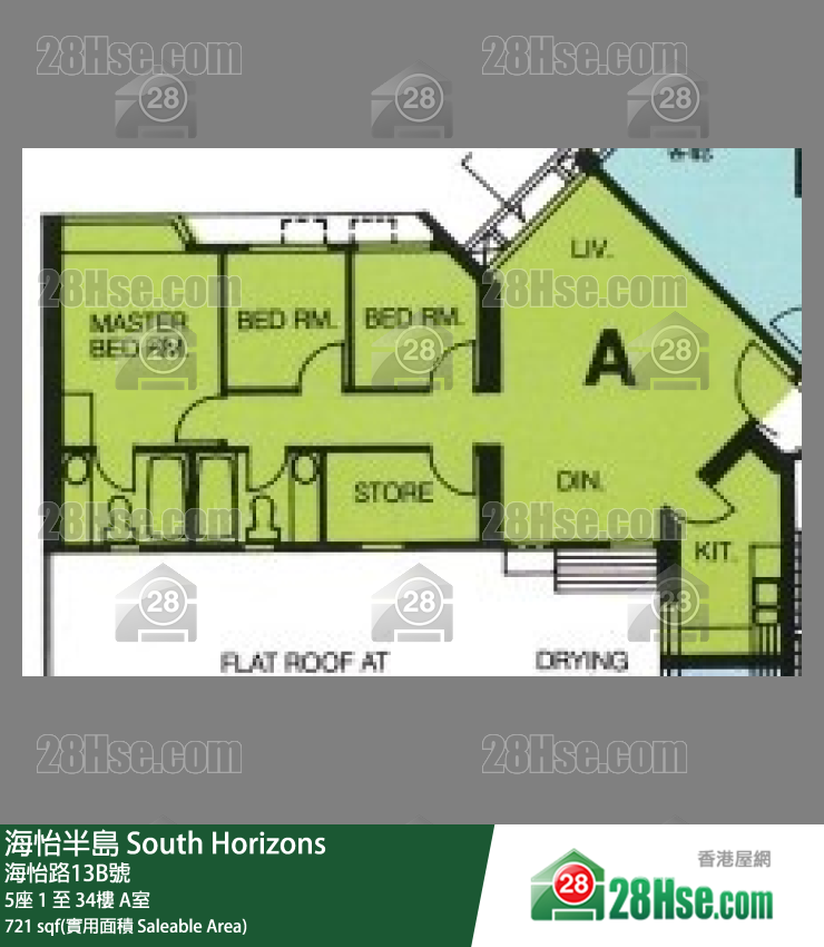 South Horizons Unit FloorPlan (Provided by 28Hse) South Horizons Unit FloorPlan (Provided by 28Hse)