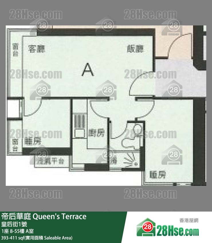 Queen's Terrace Unit FloorPlan (Provided by 28Hse) Queen's Terrace Unit FloorPlan (Provided by 28Hse)