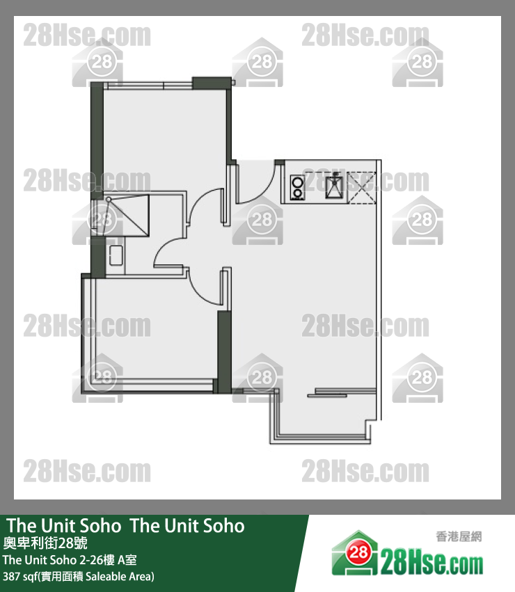 The Unit Soho Unit FloorPlan (Provided by 28Hse)  The Unit Soho Unit FloorPlan (Provided by 28Hse)