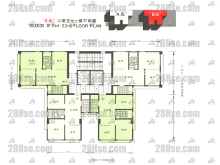 Kin Lee Building Block B 3/f To 22/f FloorPlan