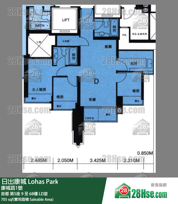 首都 单位平面图(由 28Hse 提供) 首都 单位平面图(由 28Hse 提供)