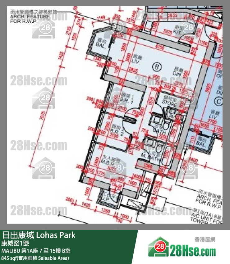 Malibu Unit FloorPlan (Provided by 28Hse) Malibu Unit FloorPlan (Provided by 28Hse)